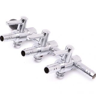 Steel 3 way air valve