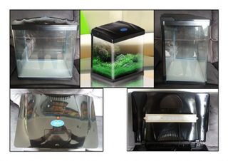 SUNSUN 34L Glass Aquarium