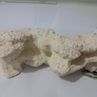 Natural looking large white rock