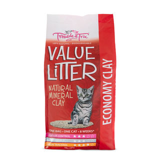 Trouble & Trix Value Clay Litter 15L