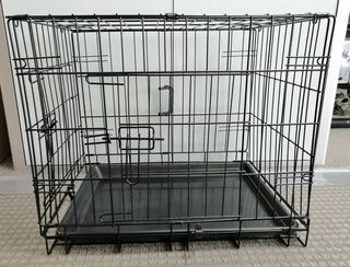 Collapsible Dog Metal Crate/Cage - 24