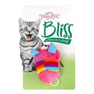 Trouble and Trix Bliss Catnip Vibrating Mouse