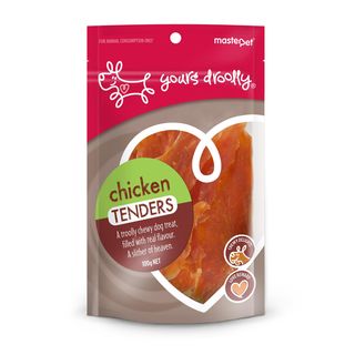 Yours Droolly Chicken Tenders Dog Treats 100g