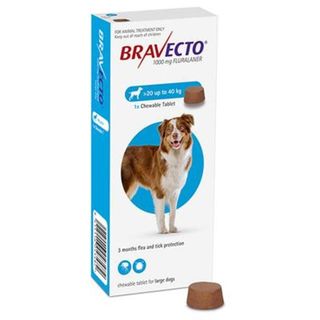 Bravecto Chewable For Dogs 20 to 40kg