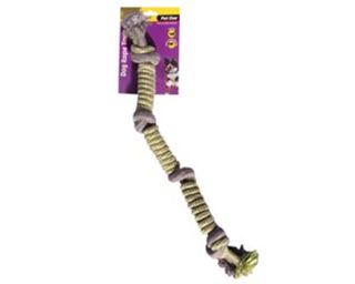 Rope Spiral With 4 Knots Green/Grey 50cm