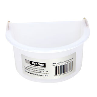 Poultry Feed Trough Half Round