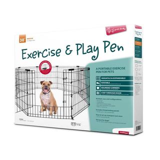 Yours Droolly Exercise Pen with Door 30