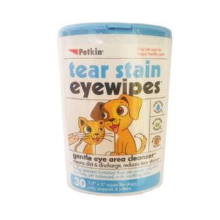 Petkin Tear Stain Eye Wipes 30pk