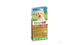 Drontal Allwormer Dog - 35kg x 2 tablets