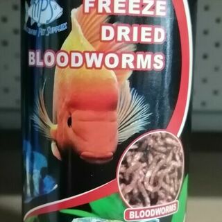Freeze Dried Bloodworms 250ml/15g