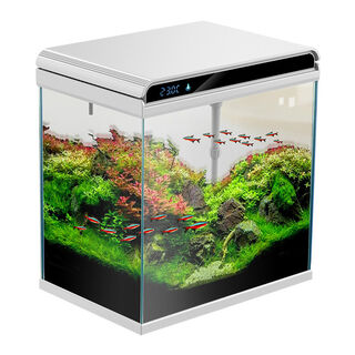70L High Quality aquarium with filter, light and built in thermometer
