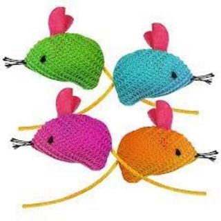 Pawsie Caddice Mice Cat Toy
