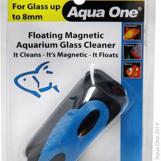 Aqua One Floating Magnet Cleaner (M) For Up 8mm Glass