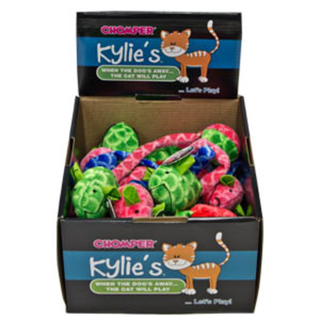 Kylies Printed Plush Mouse W/Ball Dangler