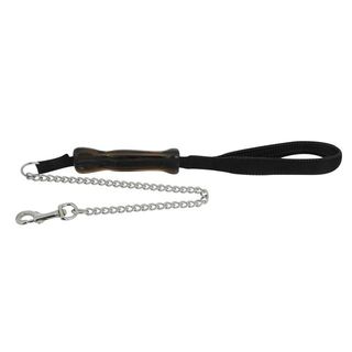 Yours Droolly Deluxe Chain Lead Medium - Black 60cm