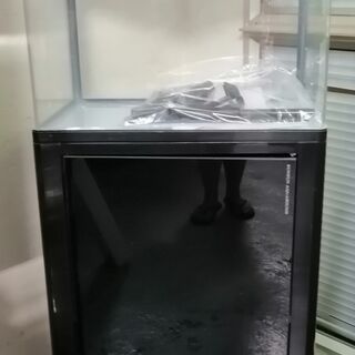 SUNSUN 60L Glass Aquarium with Cabinet - Black