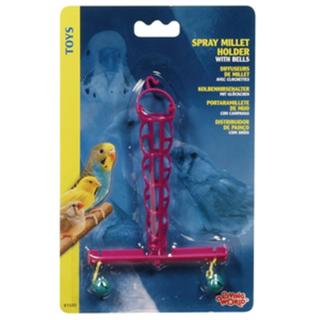 Millet Spray Holder with Bells