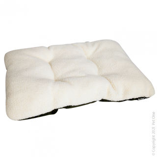 Pet One Bedding - Cushion Rectangular Sheepskin Replica 59x43cm