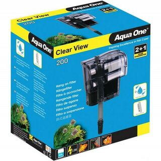 Aqua One H200 ClearView Hang On Filter 200l/hr