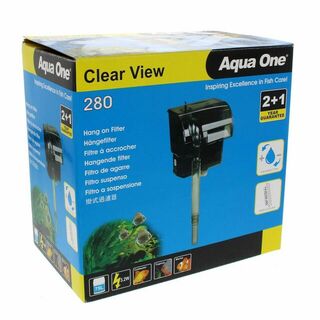 Aqua One H280 ClearView Hang On Filter 280l/hr