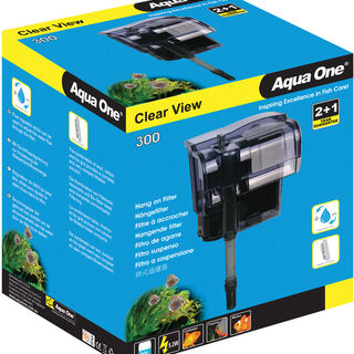 Aqua One H300 ClearView Hang On Filter 300l/hr