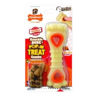 Nylabone Knuckle Bone & Pop-in Treat Combo Regular