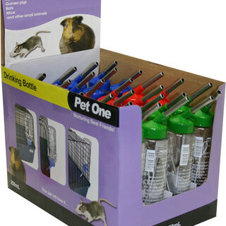Pet One Deluxe Drink Bottle - Clear 250ml