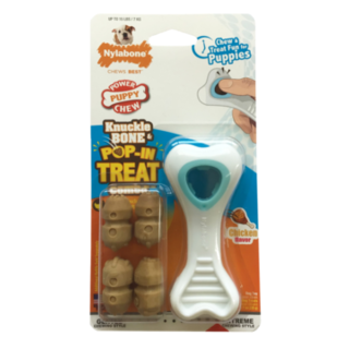 Knuckle Bone & Pop-in Treat Combo Puppy