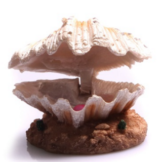 Aqua One Ornament - Air Operated Clam On Sand