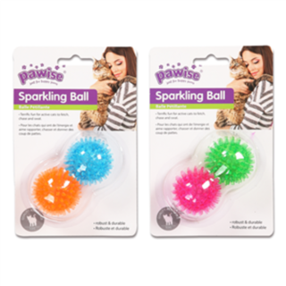Pawise Sparkling Ball 4.5cm 2pk