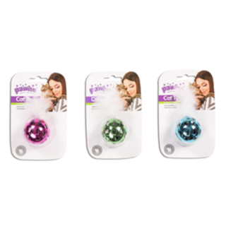 Pawise Metallic Ball Cat Toy