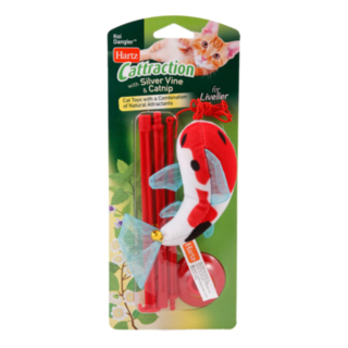 Hartz Cattraction with Silver Vine & Catnip Koi Dangler Cat Toy