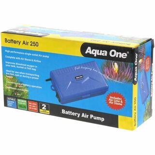 Aqua One Airpump Battery Air 250 Portable 150l/hr