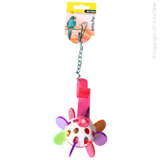 Avi One Bird Toy - Acrylic Propeller With Bell 25cm