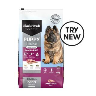 Black Hawk Puppy Large Breed Original Lamb Rice 10kg