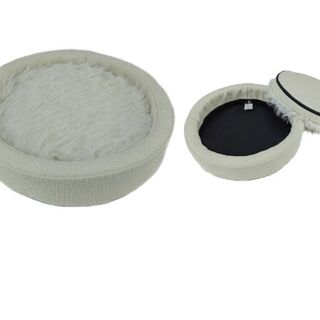 Yours Droolly Indoor Dog Bed - White