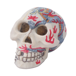 Skull painted 9cm