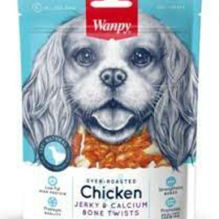 Wanpy Chicken and Calcium Bone Dog Treat 454g