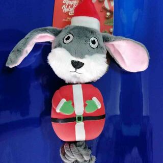 AFP Christmas Latex Rope Buddy Bunny
