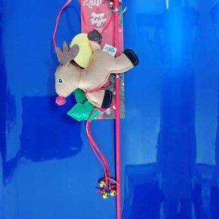 AFP Christmas Cat Wand Flying Reindeer