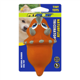 NaturFlex Tiny Tots Triceratops 4in/10cm