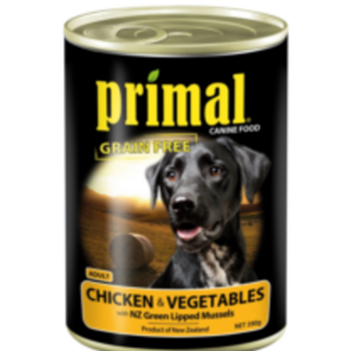 Primal Dog Food Chicken & Vegetable 390g