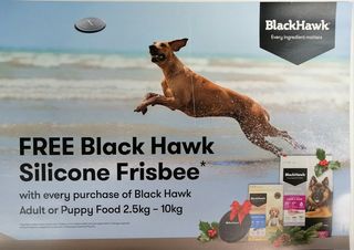 Free Items with Black Hawk Dry Foods