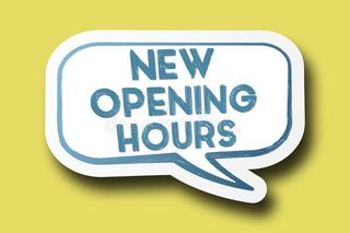 Our opening hours are changing