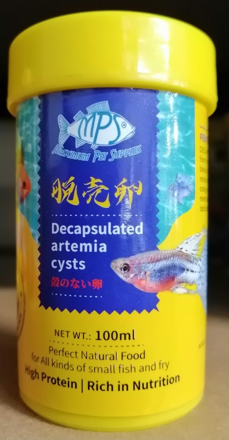 Decapsulated Brine Shrimp