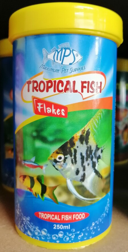 Tropical fish sale flakes