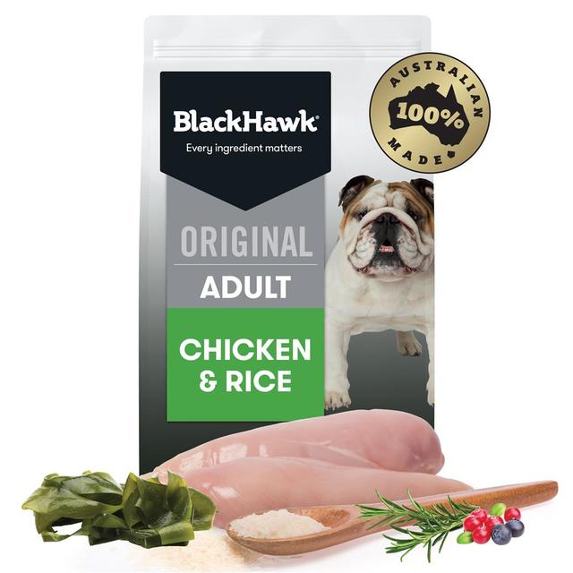 Black Hawk Dog Adult Chicken and Rice 20kg