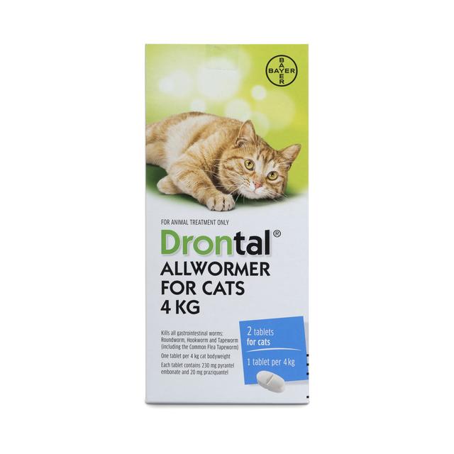 Drontal Cat Ellipsoid Worming Tablets 4kg
