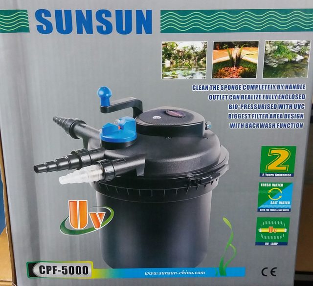 SUNSUN Medium Pond Filter with UV Clarifier