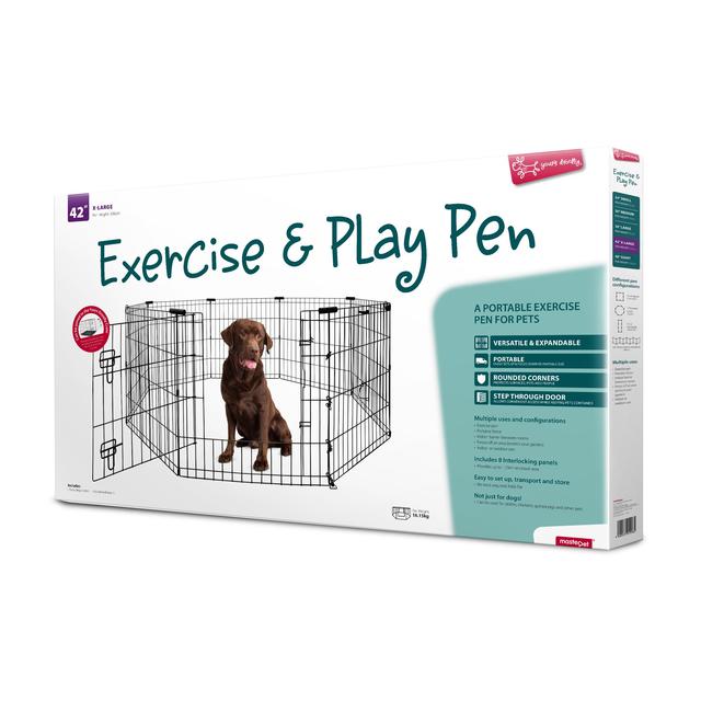 Yours Droolly Exercise Pen with Door 42